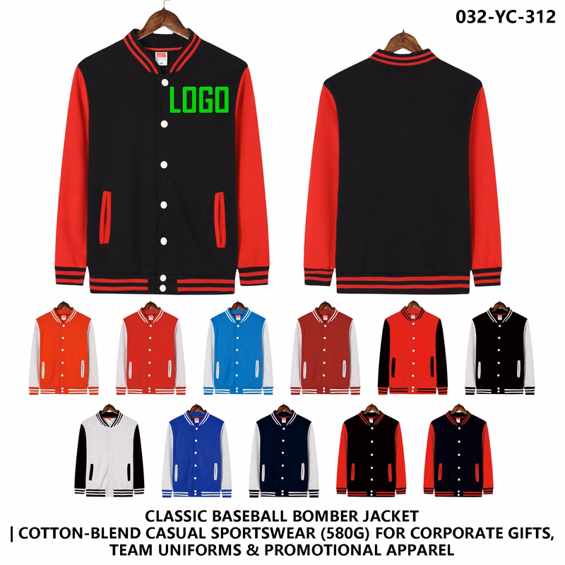 Personalized Baseball Bomber Jacket - High-Quality Team Apparel