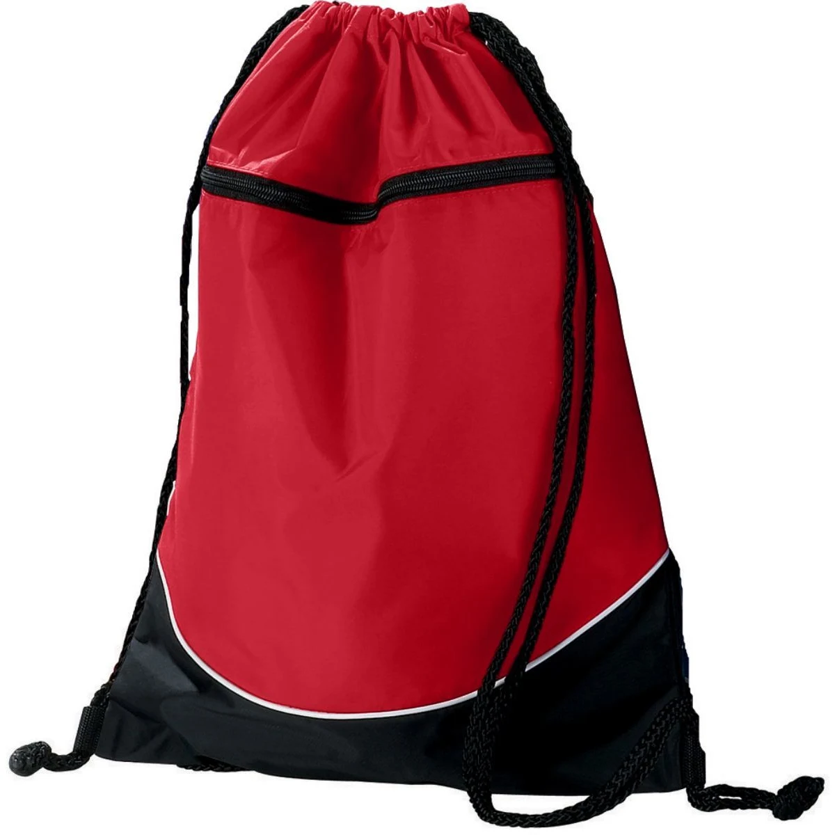Tri-Color Drawstring Backpack 1