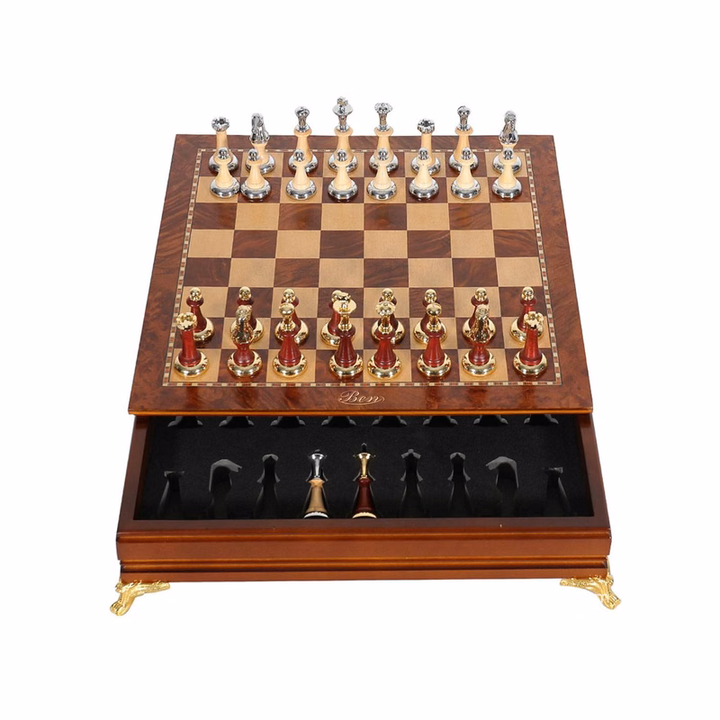 Wooden International Chess