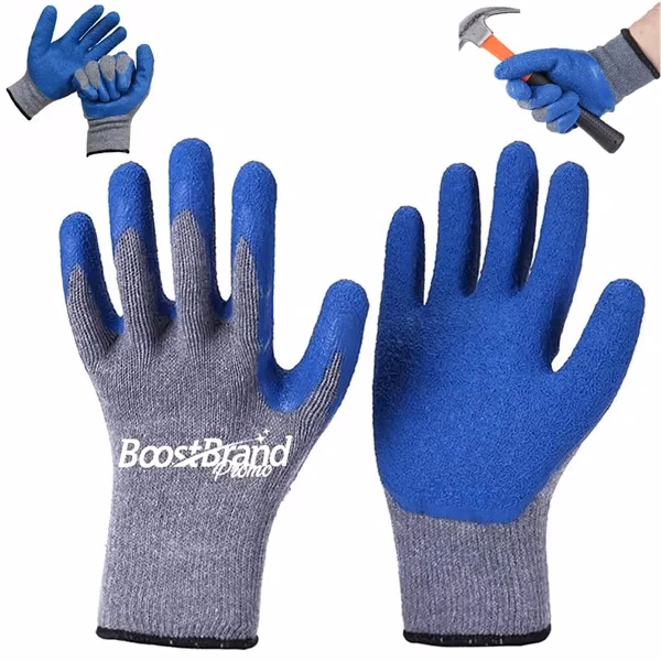 Custom Textured Latex Coated Work Gloves — Industrial Grade Hand Protection