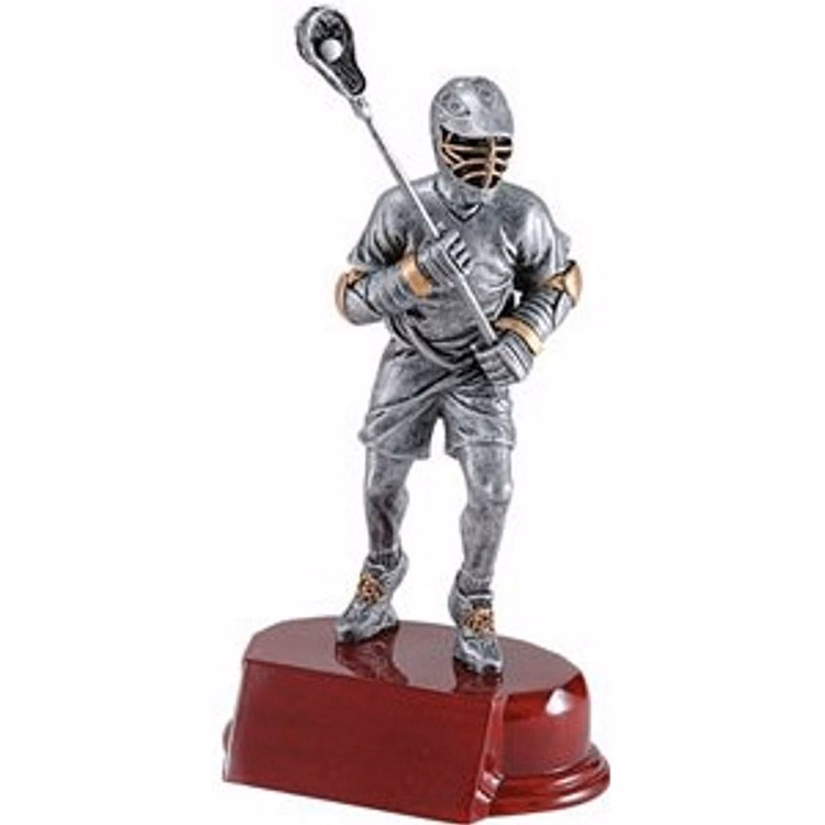7-1/4" Lacrosse-Male Resin Figure