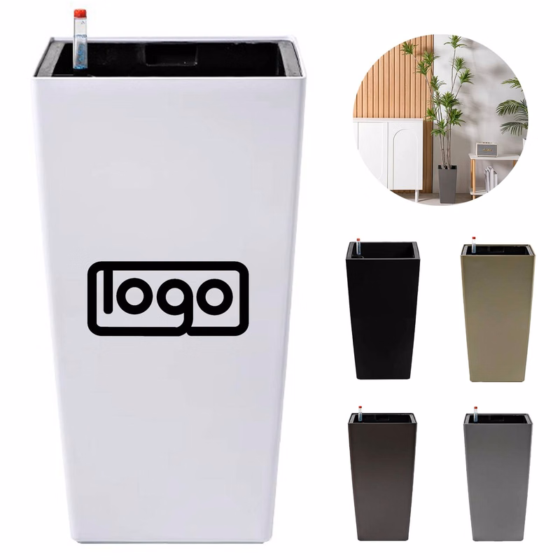 Square Water Level Monitor Self-Watering Planter