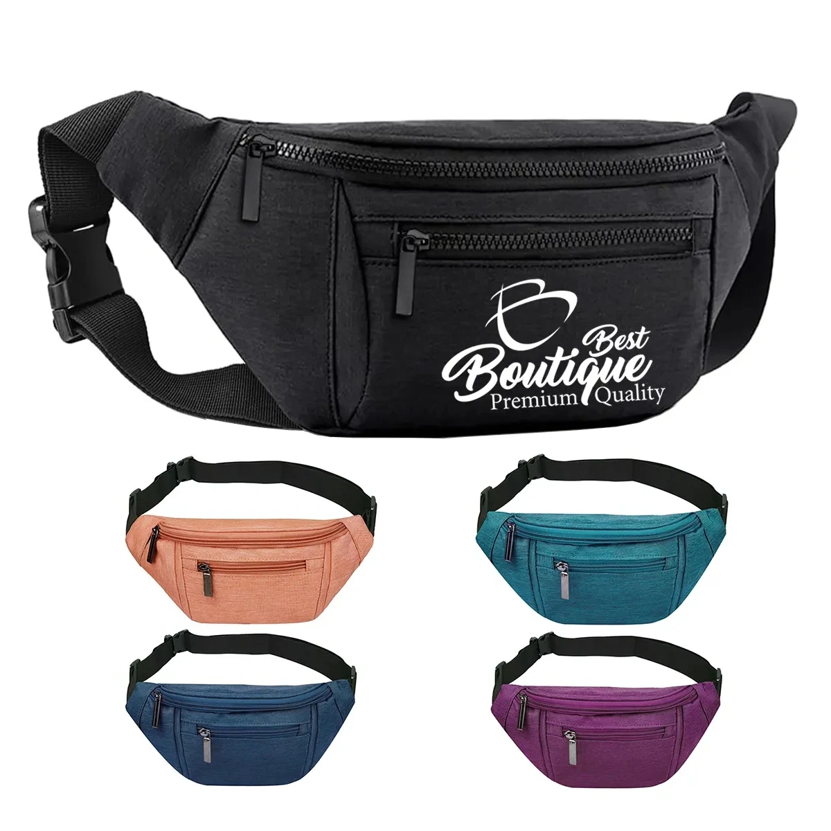 Custom Easy Carry Sling Shoulder Crossbody Waist Bag 1