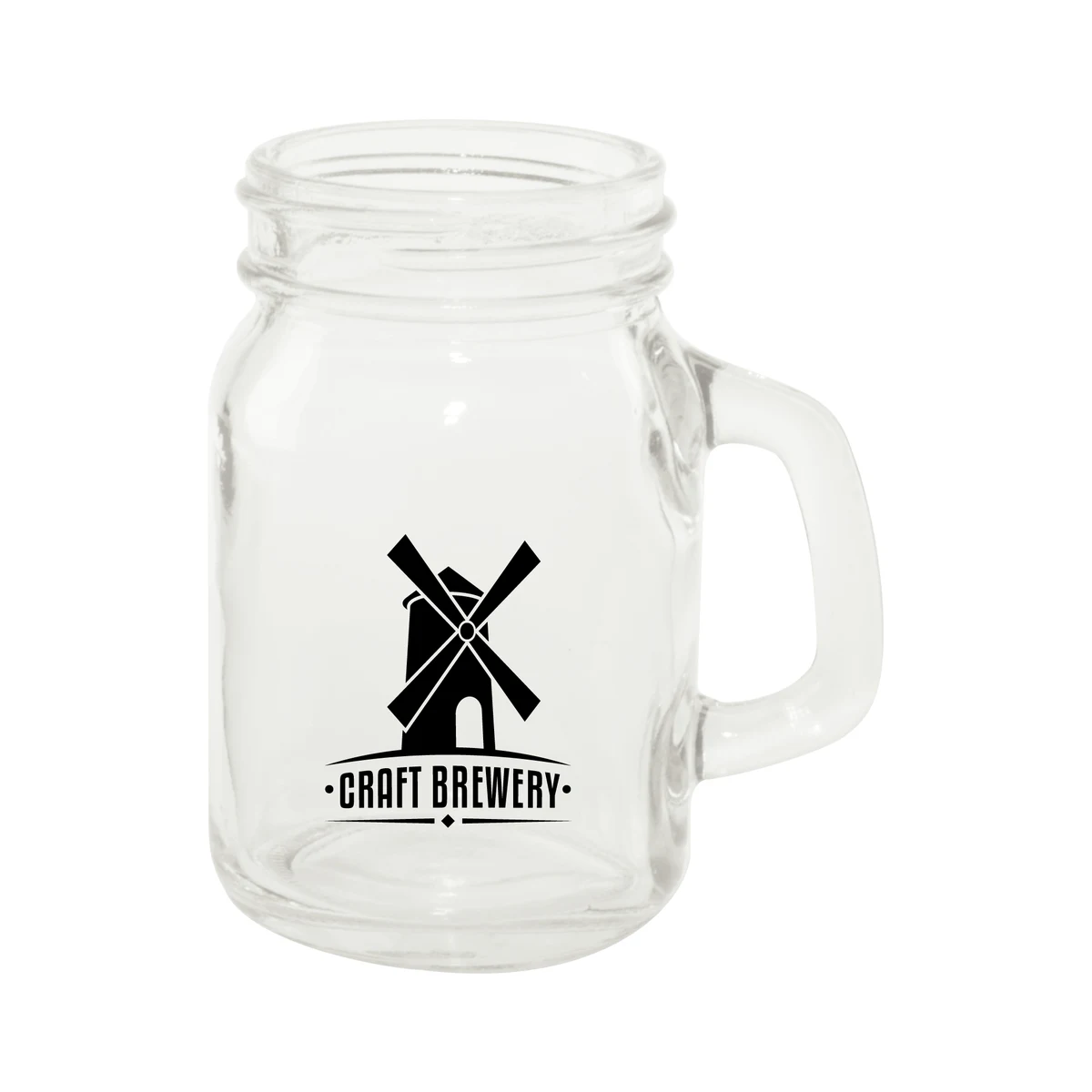 3.7 oz. Mini Mason Drinking Jar Taster Glass 1