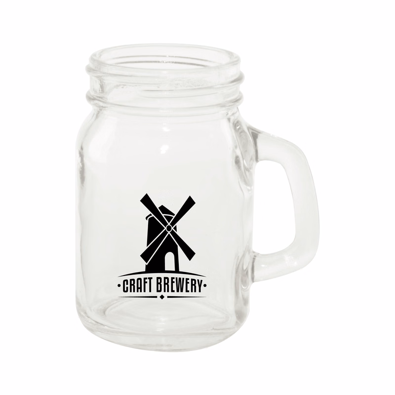 3.7 oz. Mini Mason Drinking Jar Taster Glass
