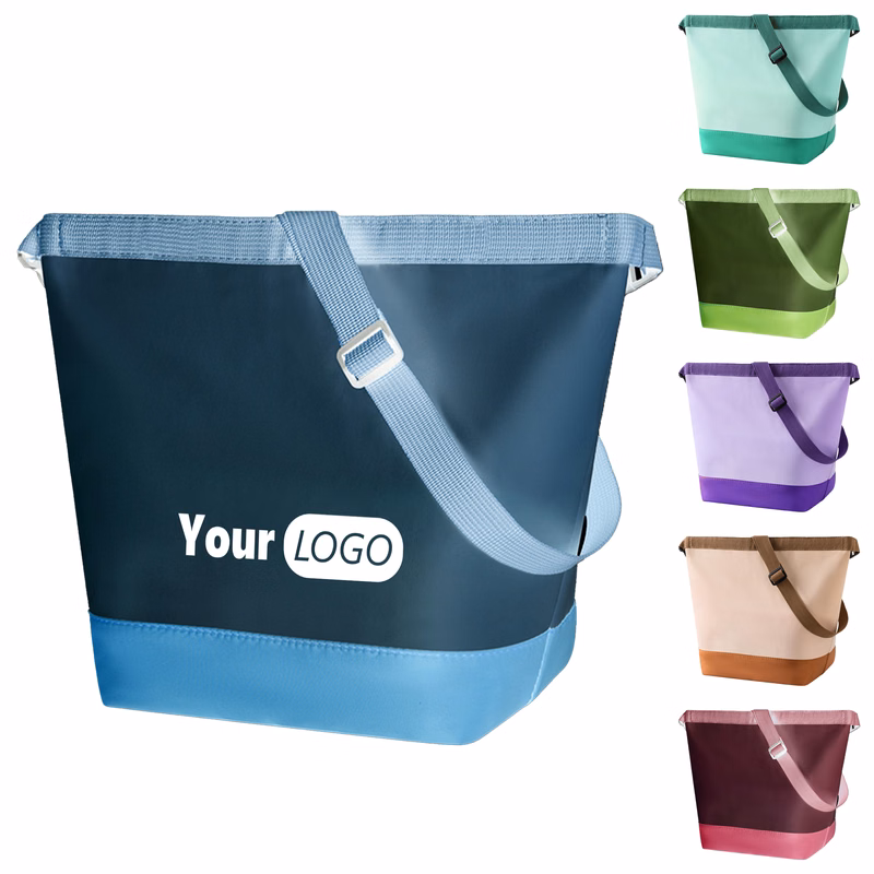 Oxford Fabric Modern Two-Tone Tote Bag For Everyday Use