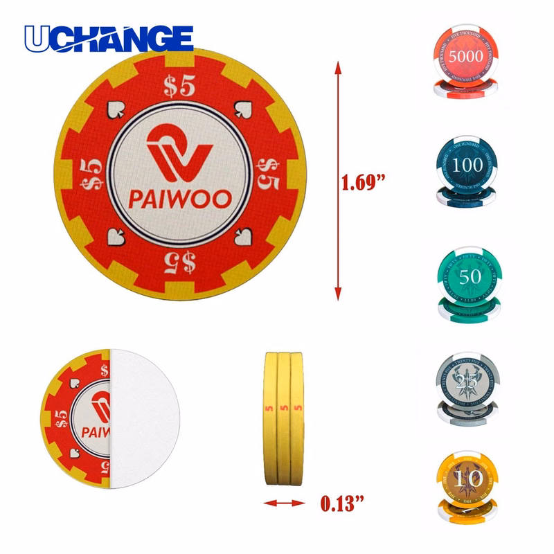 Anti Counterfeiting Ceramic Poker Chip