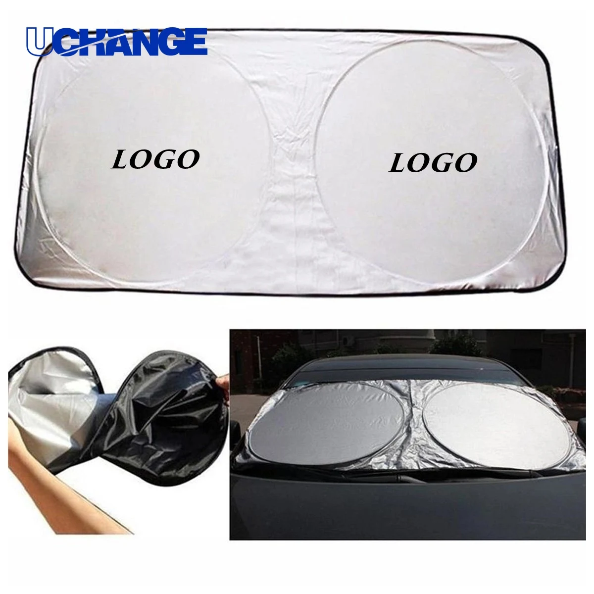 Single Panel Folding Car Sun Shade 1