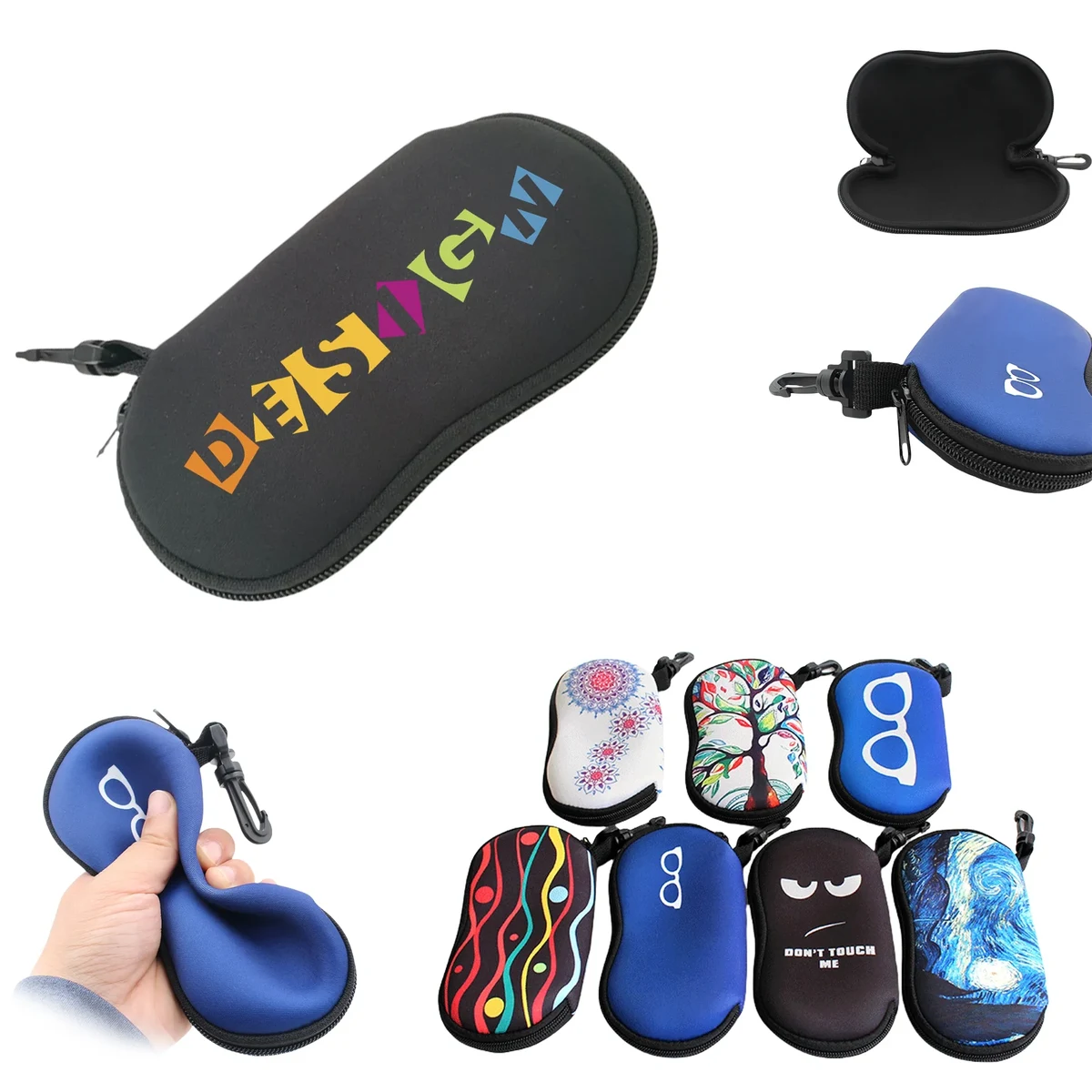 Full Color Neoprene Sunglasses Case 1