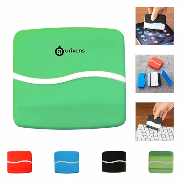 Custom Compact Keyboard Cleaner Brush 3" Dual Action — Office & Tech Promo Item