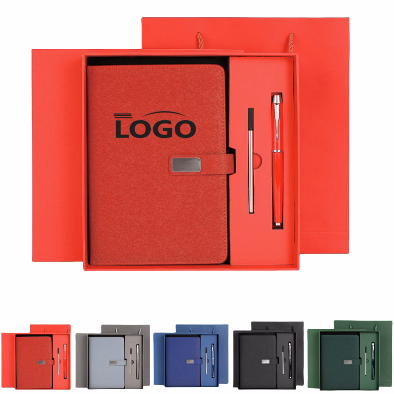 PU Leather Elastic Band Pen Holder Notebook