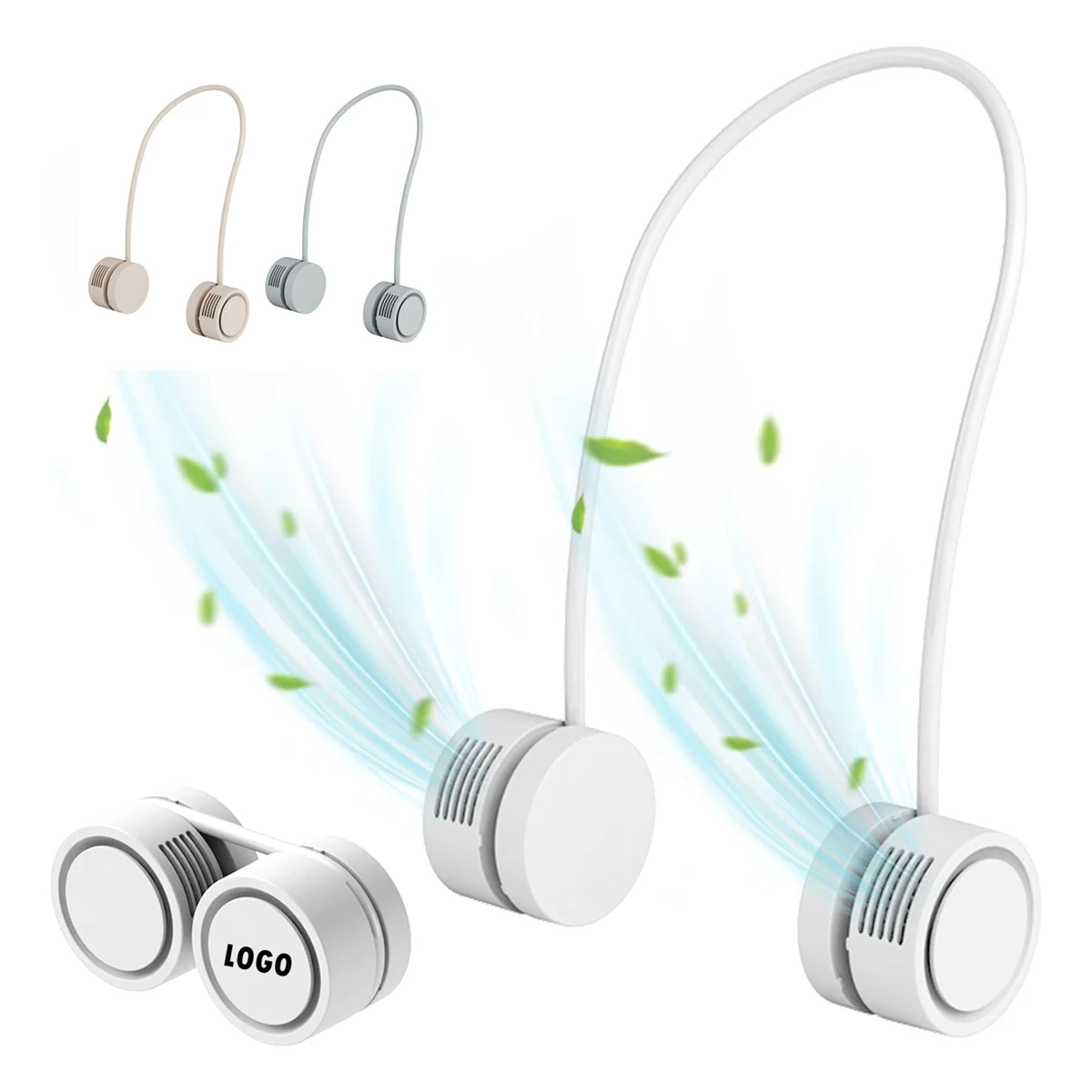 Rechargeable Necklace Cooling Fan 1