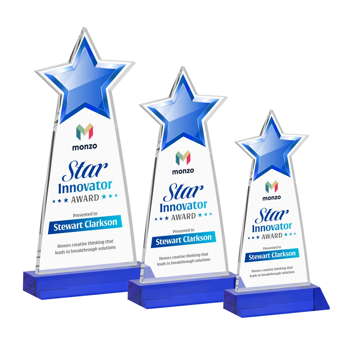 Starlite VividPrint™ Award - Blue 1
