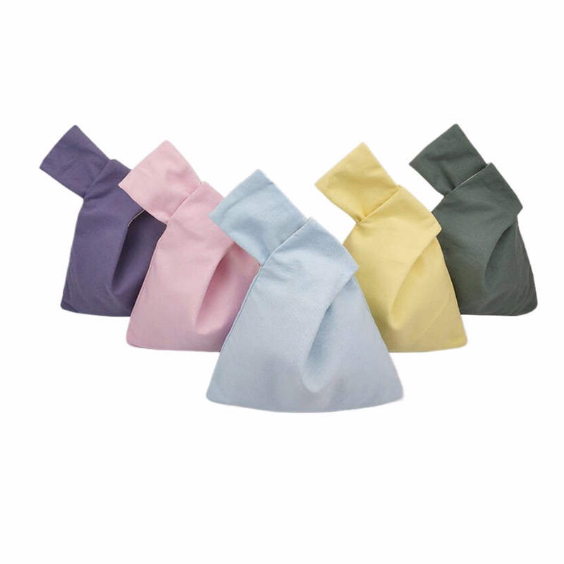 100% Cotton Portable Wristlet With Wrist Strap