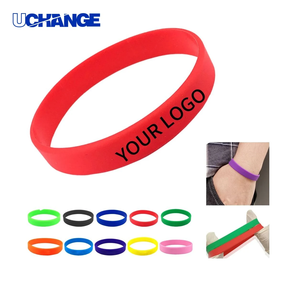 Silicone Wristband 8 Inch for Events 1