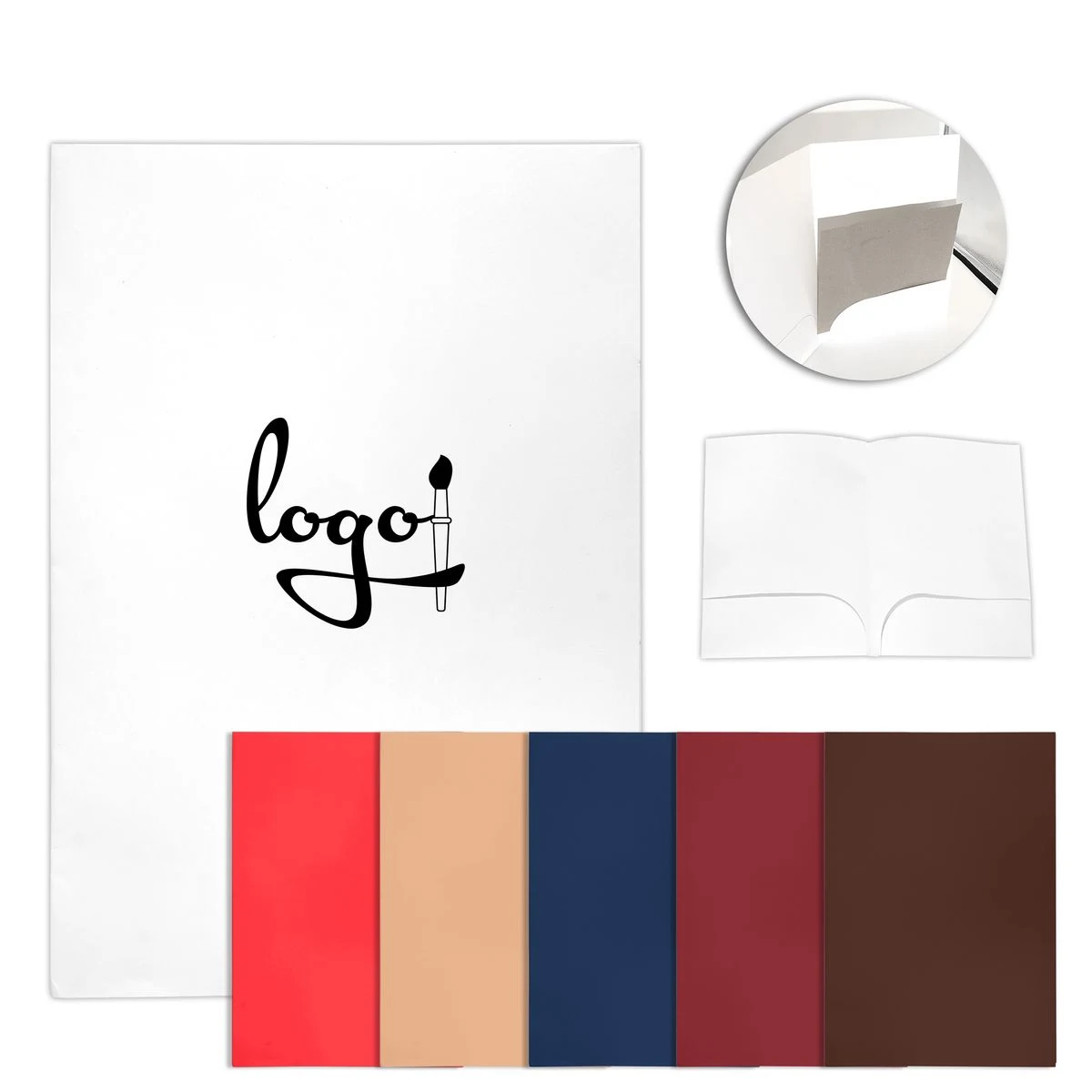 Custom Printed Paper Pocket Folder 1