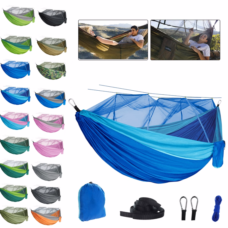 Portable Camping Hammock with Net