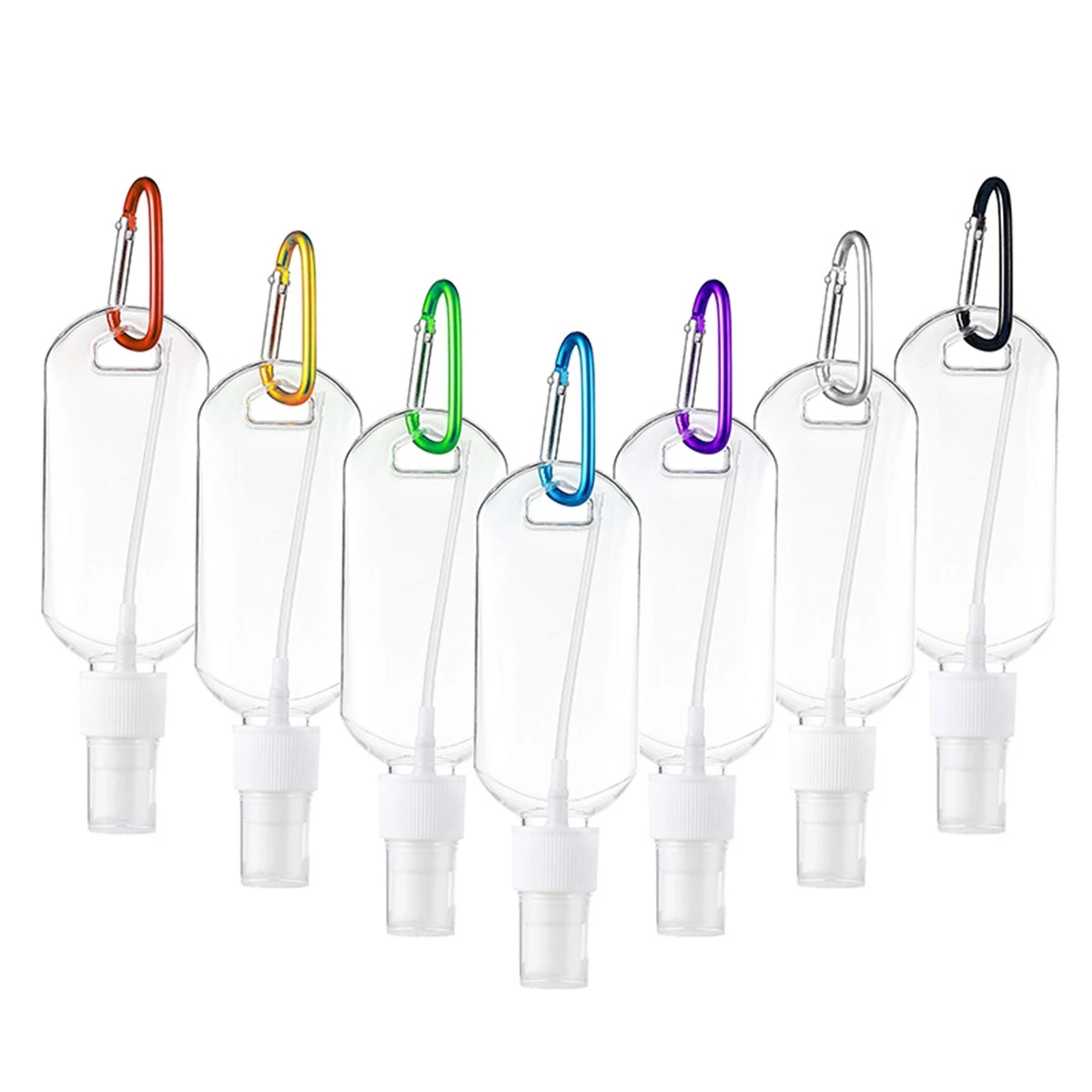 2Oz/50Ml Travel Bottles With Keychain 1