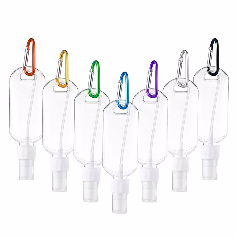 2Oz/50Ml Travel Bottles With Keychain