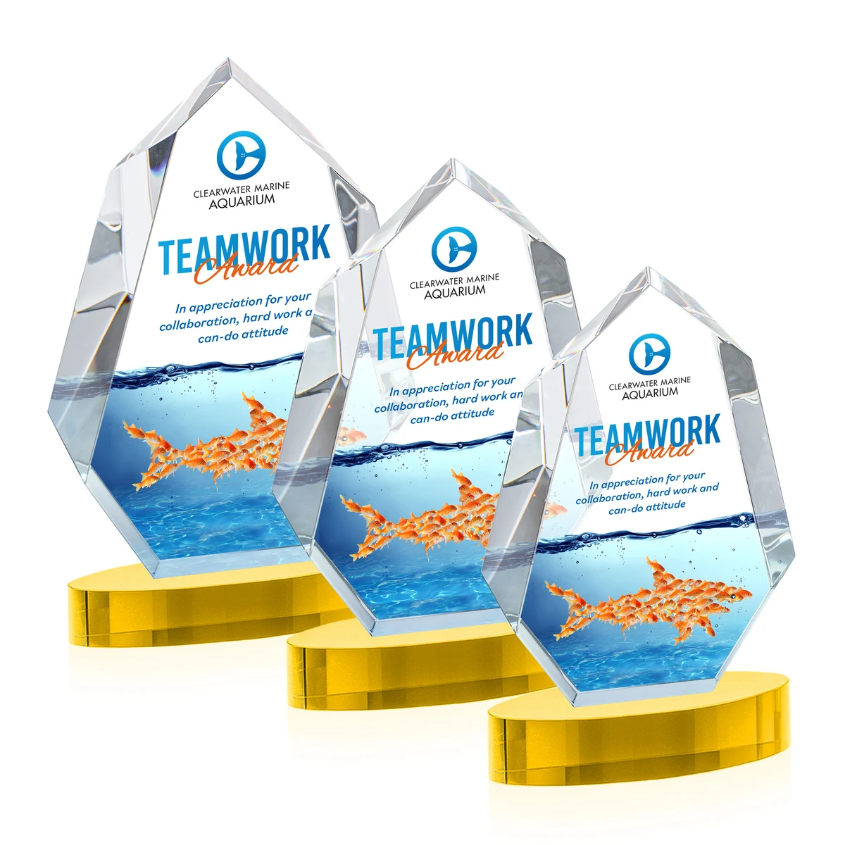 Norwood VividPrint™ Award on Alberton Base - Gold 1
