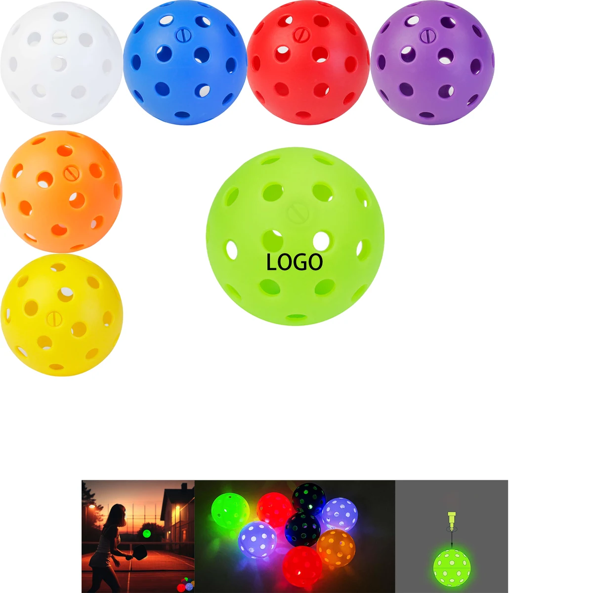 Luminous LED Pitchfork Ball 1