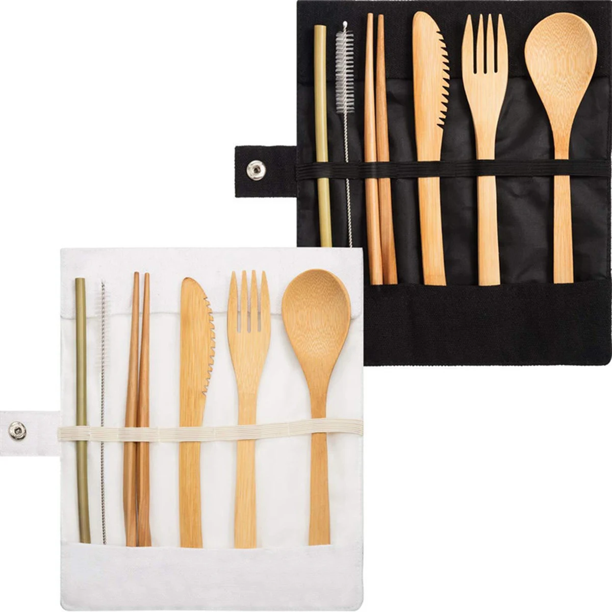 Bamboo Tableware Cutlery Kit 1