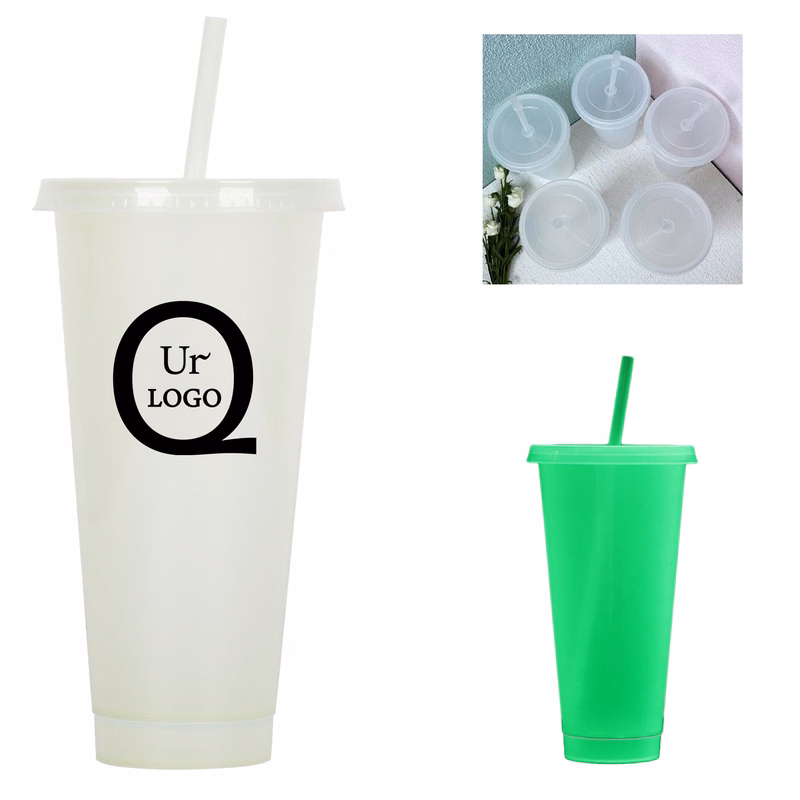 24Oz Single Layer Plastic Fluorescent Cup