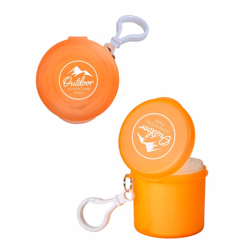 Poncho In Carabiner Case