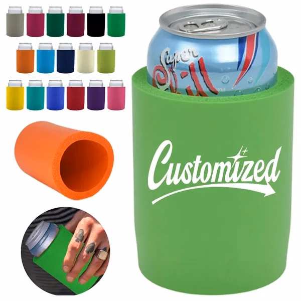 Custom 12 oz NBR Foam Can Cooler — High-Impact Full-Color Beverage Promo