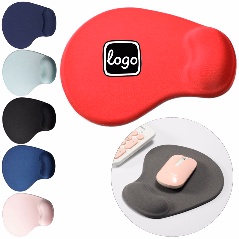 Mouse Pad Silicon Gel Wrist Rest Ergonomic Full Color