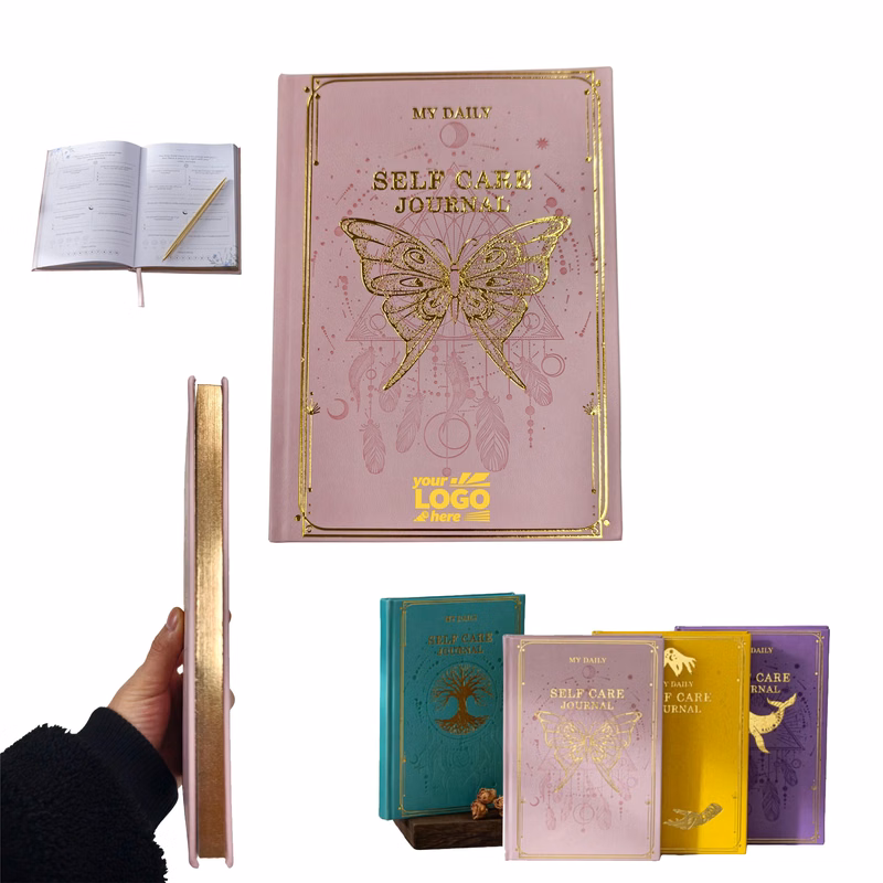Inner Page Gold Border Gratitude Diary