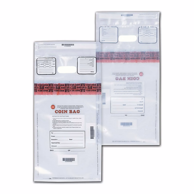 Deposit Bags, Heavy Duty Coin for Banking