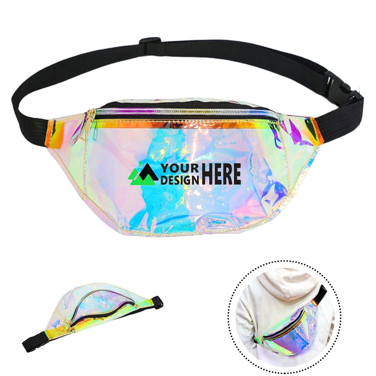 Water Resistant Crossbody Waist Bag PVC Pack 1