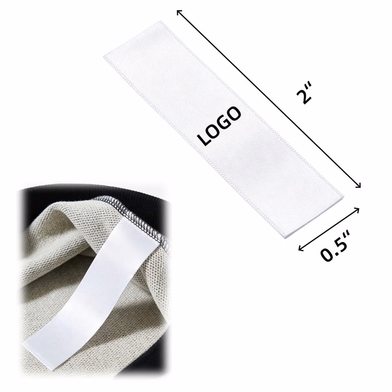 Satin Ribbon Care Label