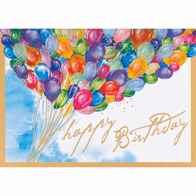 Burst of Color Birthday Cards