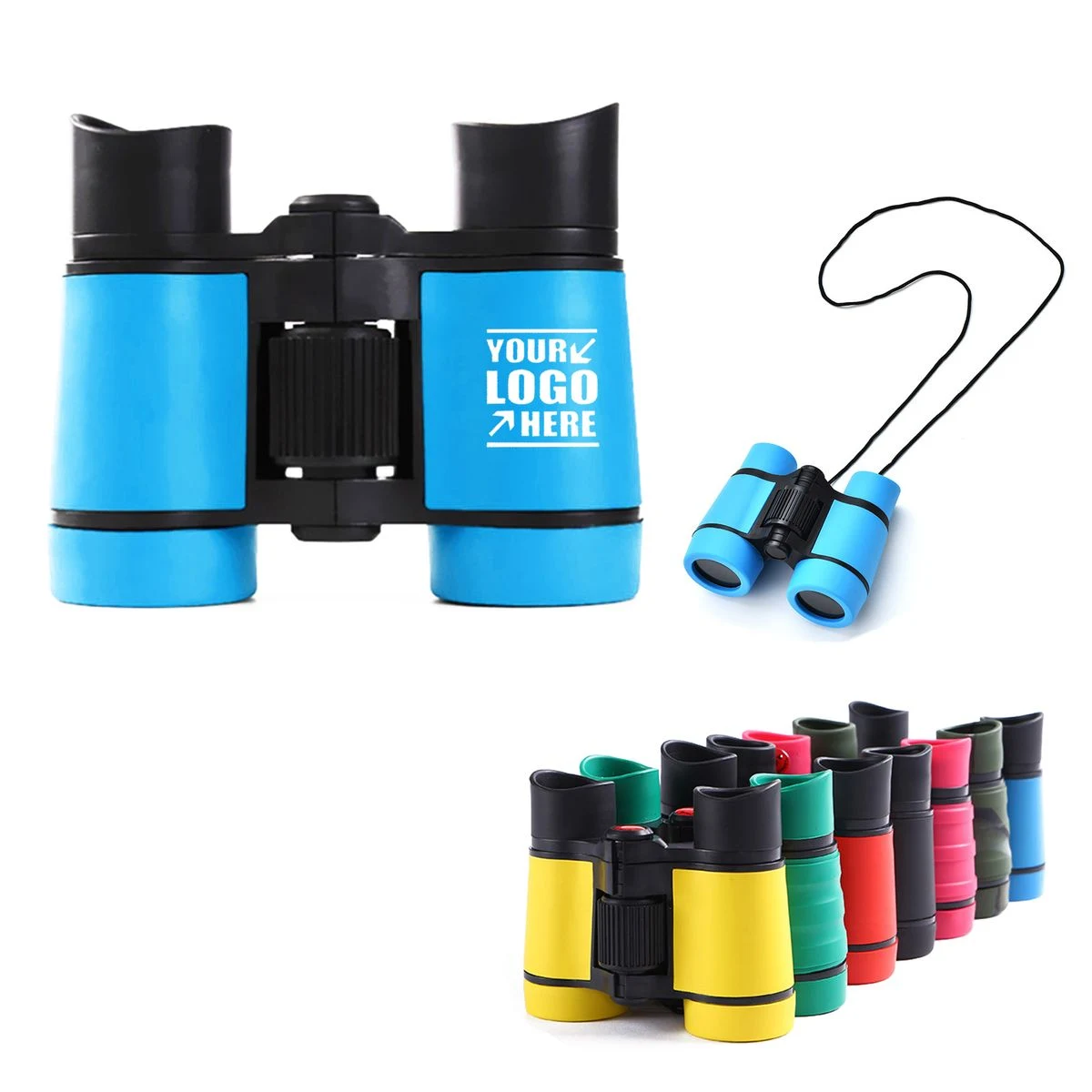 Children's Adjustable Plastic Binoculars 1