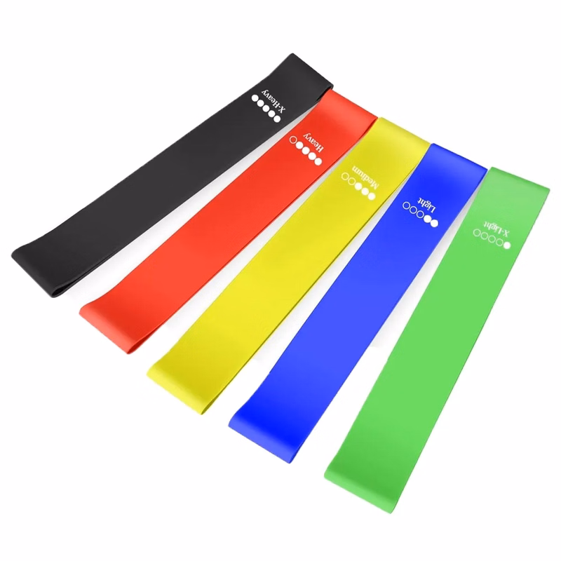 Blue Latex Resistance Loop Exercise Bands 15 lb