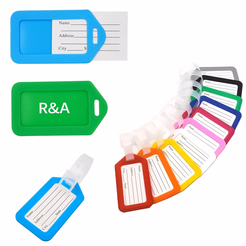 Plastic Luggage Identifiers with Lanyard