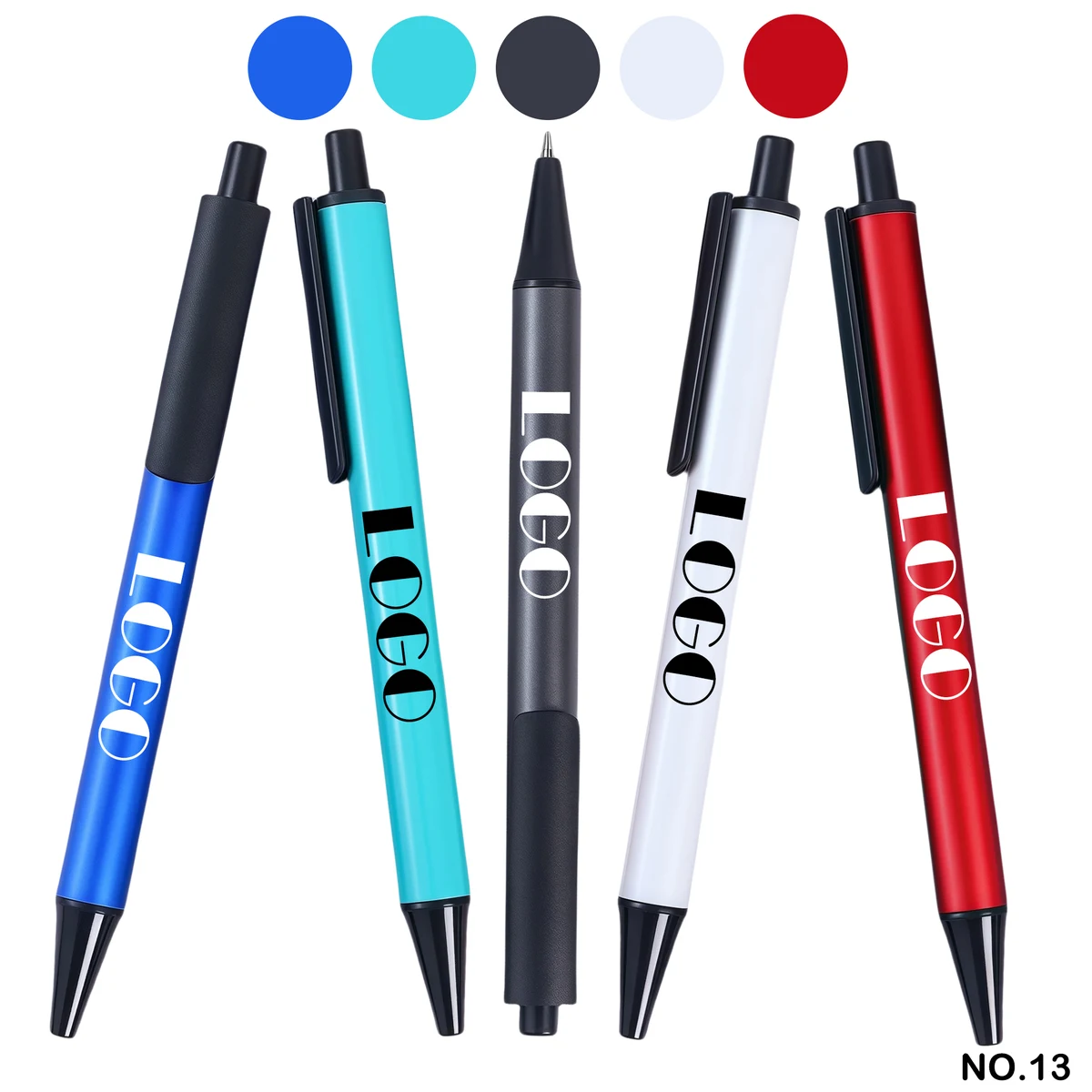 Colorful premium click metal ballpoint pen 1