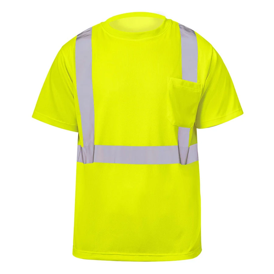 VISIPRO Short Sleeve Reflective Safety T-Shirt with Pocket - 1