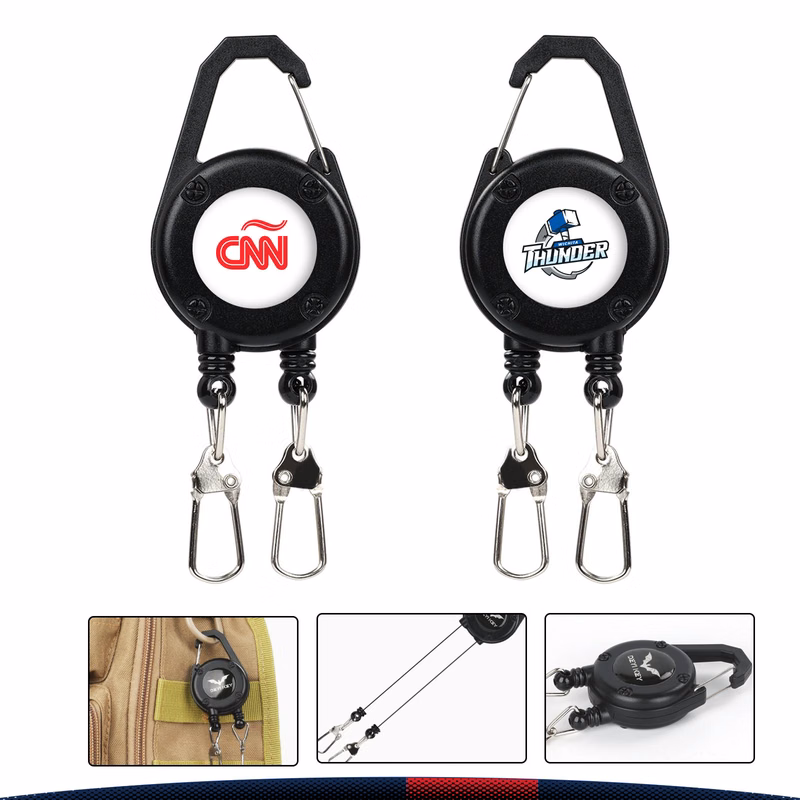 Revalis Dual-Ring Retractable Badge Reel