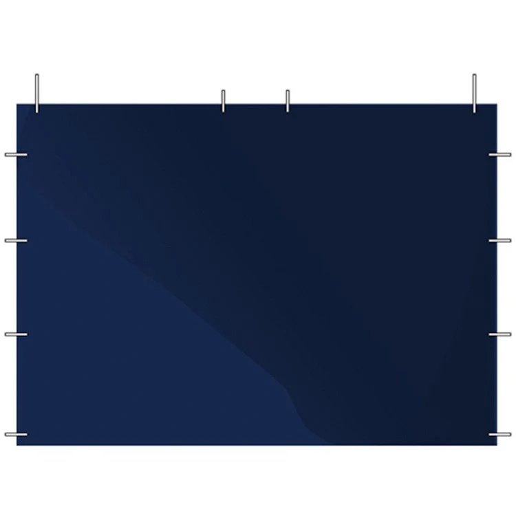 10 foot plain navy blue side panel 1