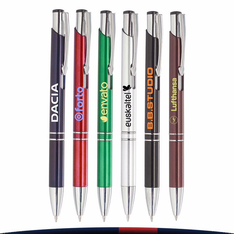 Plov Retractable Plastic Ballpoint Pens