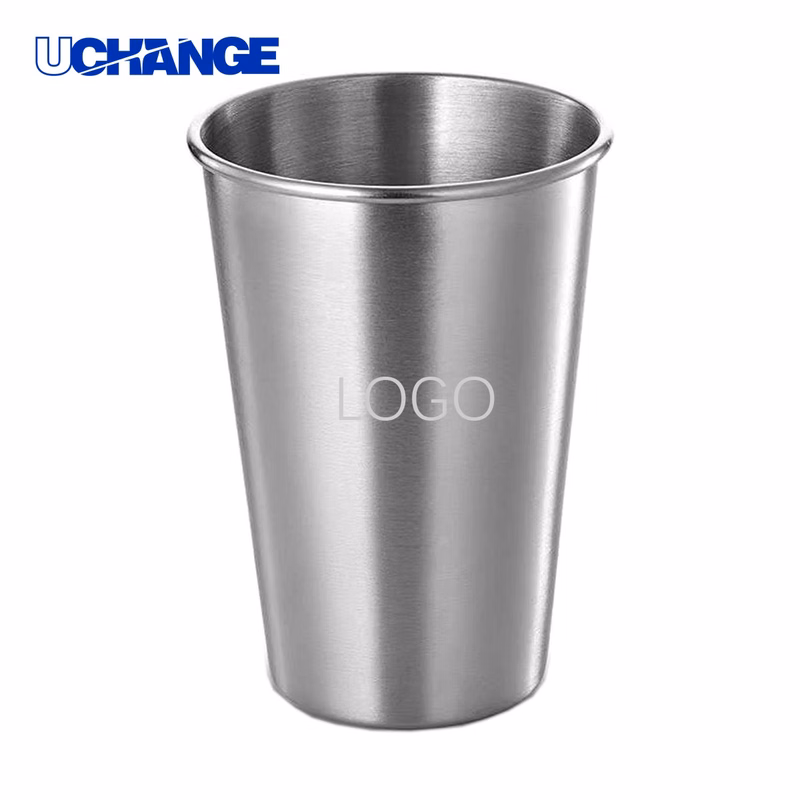 Stainless Steel Beer Cup Container (16oz)