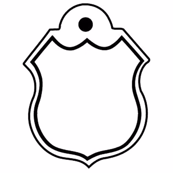 Shield 3 Key Tag - Spot Color