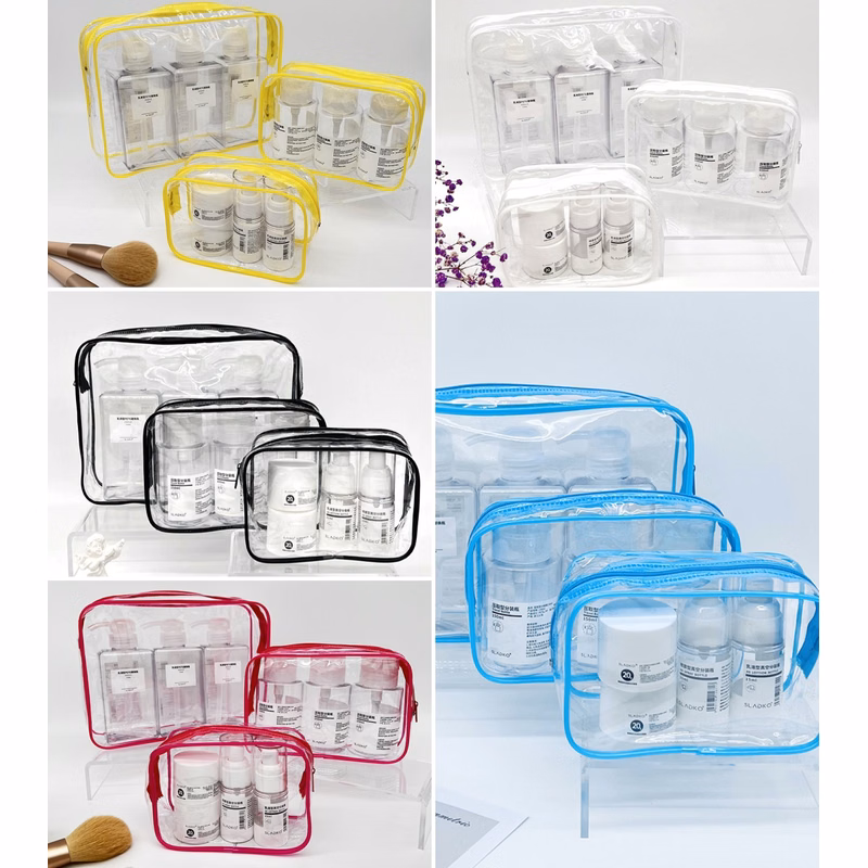 Customized PVC Transparent Cosmetic Pouch / Bag