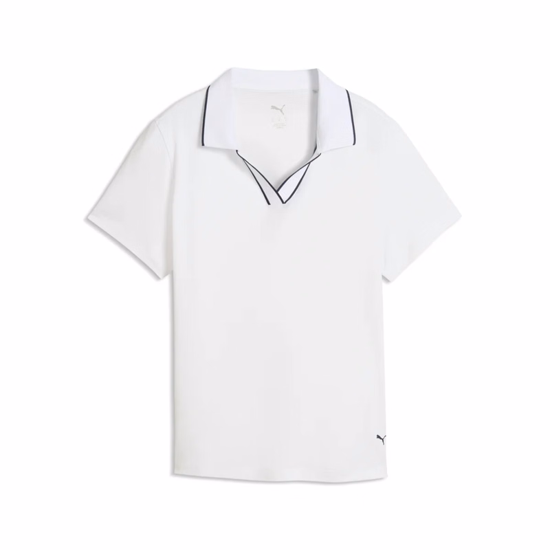 PUMA® Women's CLOUDSPUN Essential UPF 40 Golf Polo with Custom Logo