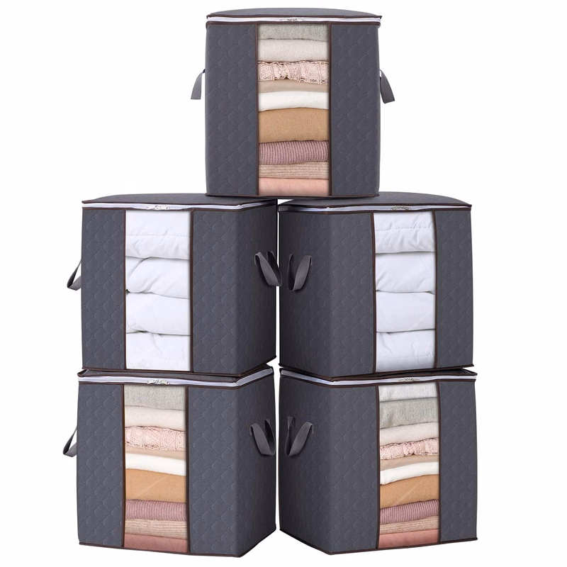 5 Pack Large Capacity Clothes Organizer Bag