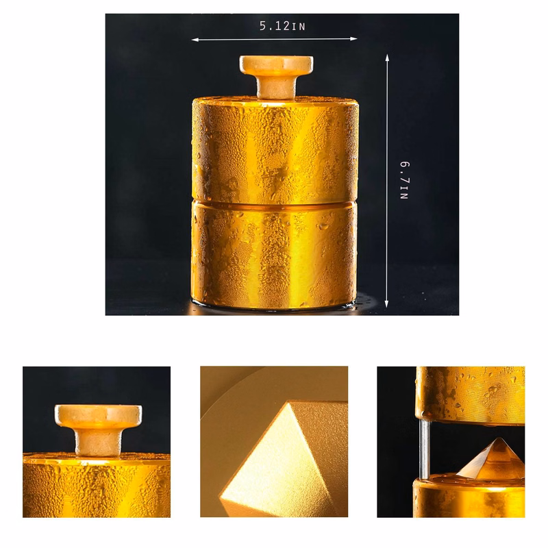 Diamond ice maker