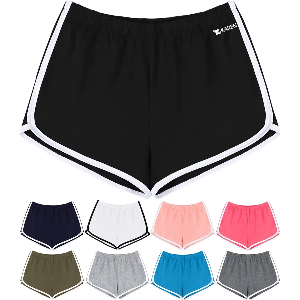 Women Running High Waist Yoga Workout Short 1
